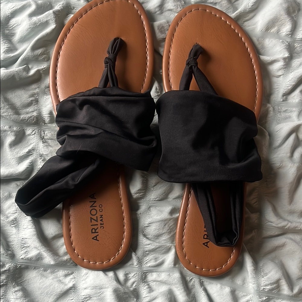 Arizona Jean Company Women's Black Sandals